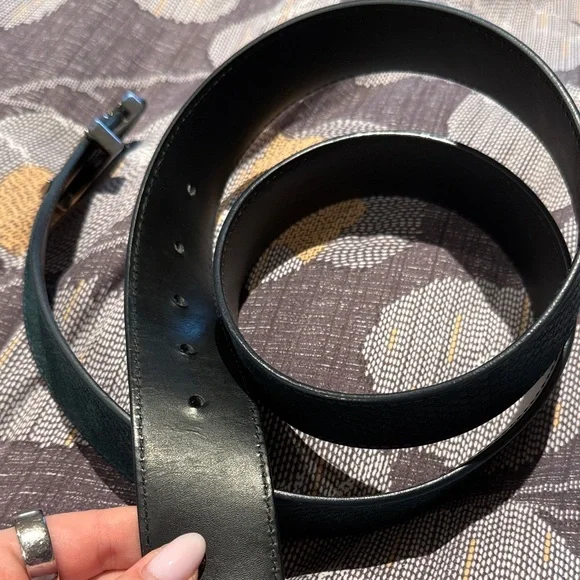 Louis Vuitton Santur LV Initial Belt, 40 mm Silver Buckle